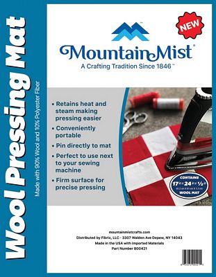 Mountain Mist Wool Pressing Mat, 13.5 X 13.5