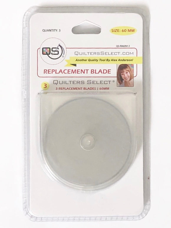 Quilter's Select 60mm Replacement Blade, 3PK
