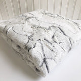 Luxe Cuddle, Frosted Hide, Titan,  1 1/3 Yard Cut