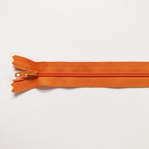 Zipper, 14", Orange Peel