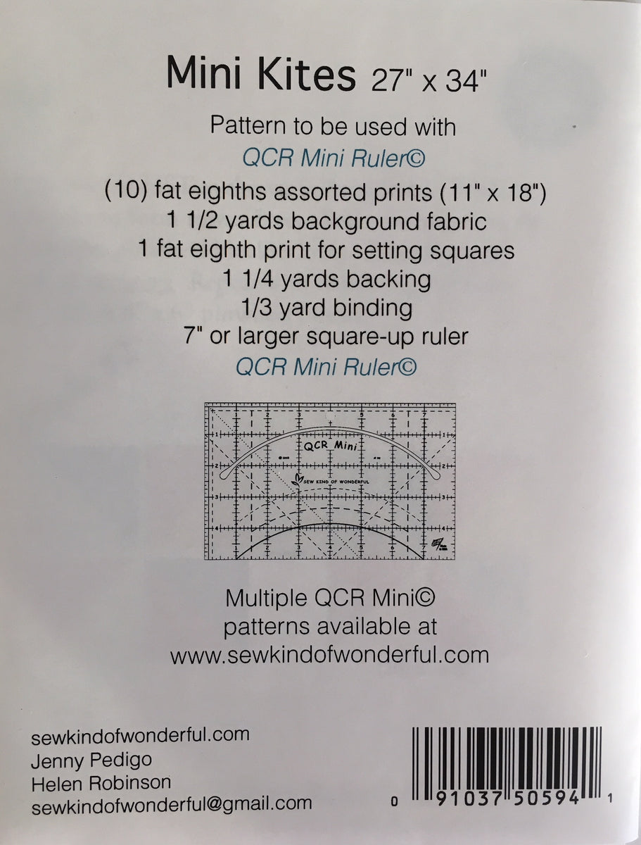Mini Kites Pattern – Coneflower Quilt Co