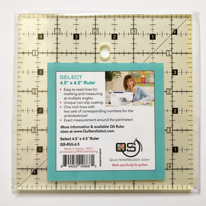 Quilter's Select 4.5 X 4.5 Inch Ruler