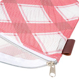 Mad For Plaid Mesh Project Bag, Berry