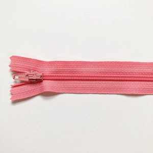 Zipper, 14", Pink Frosting