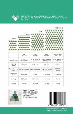 Quilty Trees Quilt Pattern – Coneflower Quilt Co