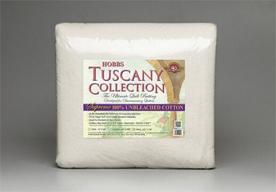 Hobbs, Tuscany Unbleached Cotton Batting, King