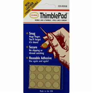 Thimble Pads, Real Leather