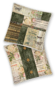 SIY Patchwork Pillow Featuring Tim Holtz Fabric