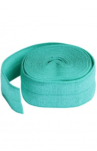 ByAnnie Fold-Over Elastic, Turquoise