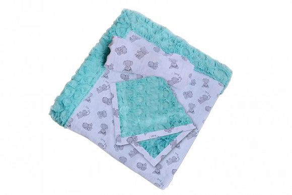 Patty Cakes Swaddle Gift Set Kit, Butter Mint