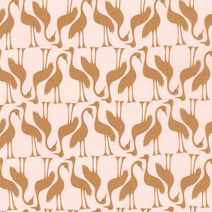 Pond, Cranes, Gold